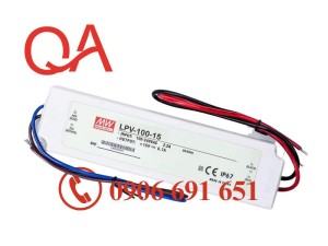 Nguồn Meanwell LPV-100-15 | Nguồn Meanwell ngoài trời 100W 15VDC 6.7A