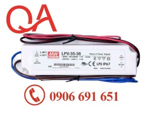 Nguồn Meanwell LPV-35-36 | Nguồn Meanwell ngoài trời 35W 36VDC 1A