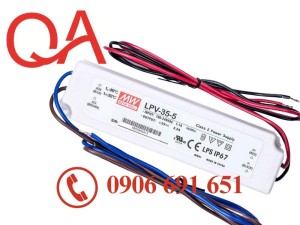 Nguồn Meanwell LPV-35-5 | Nguồn Meanwell ngoài trời 35W 5VDC 6A