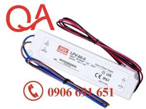 Nguồn Meanwell LPV-60-5 | Nguồn Meanwell ngoài trời 60W 5VDC 8A