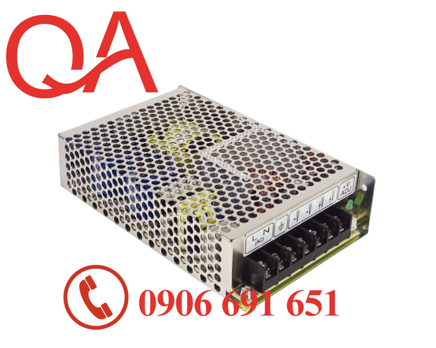 Nguồn Meanwell NES-75-24, 24VDC-3.2A