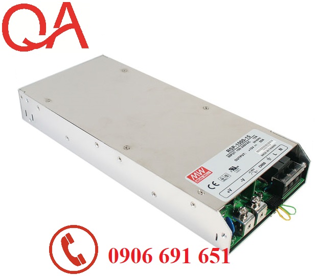 Nguồn Meanwell RSP-1000-15, 15VDC-50A