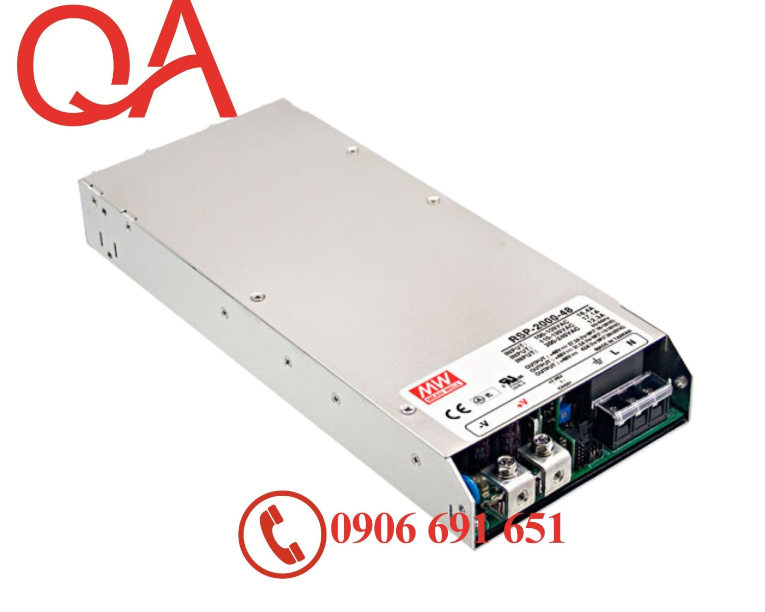 Nguồn Meanwell RSP-2000-24, nguồn 24VDC-80A