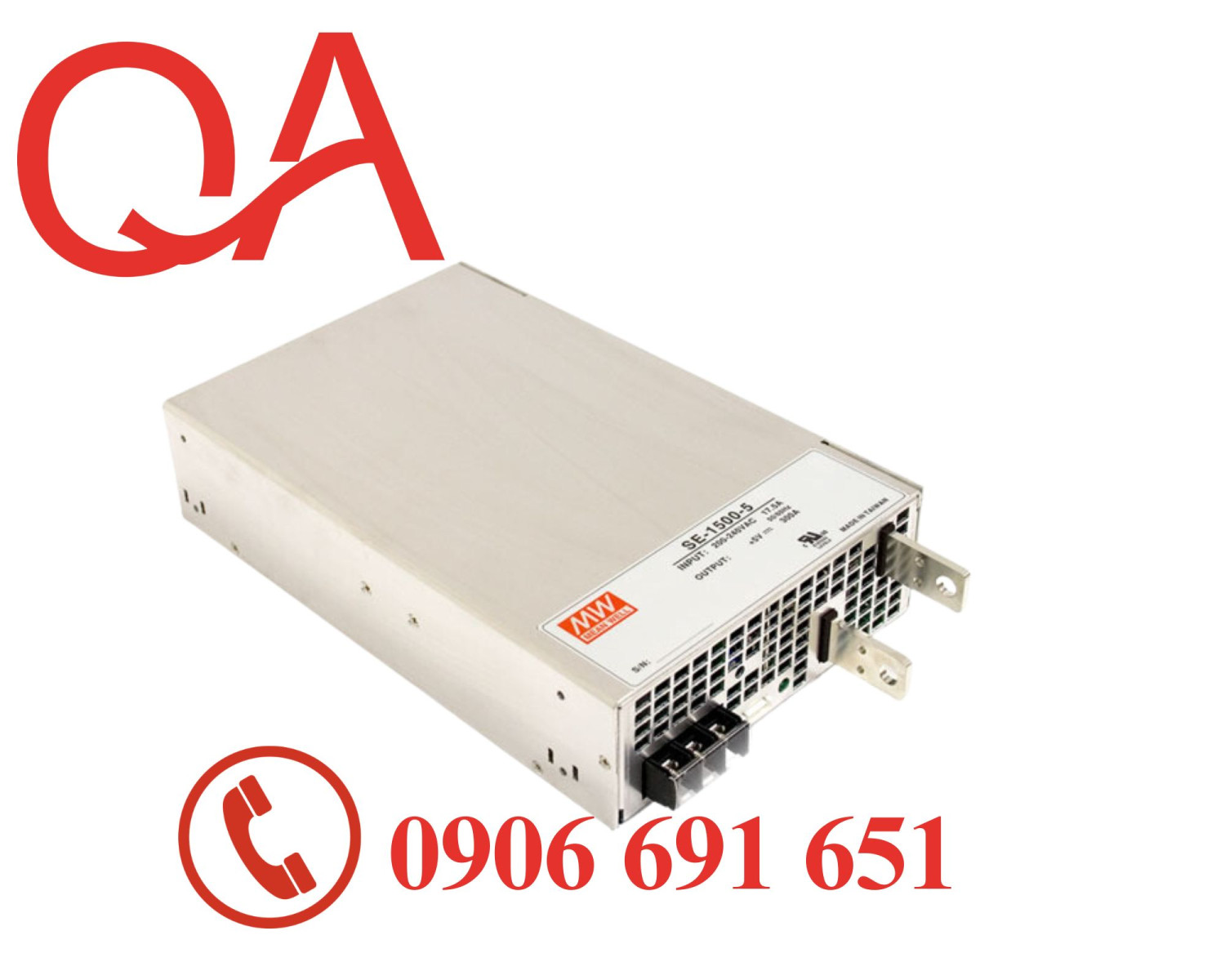 Nguồn Meanwell SE-1500-12, 12VDC-125A