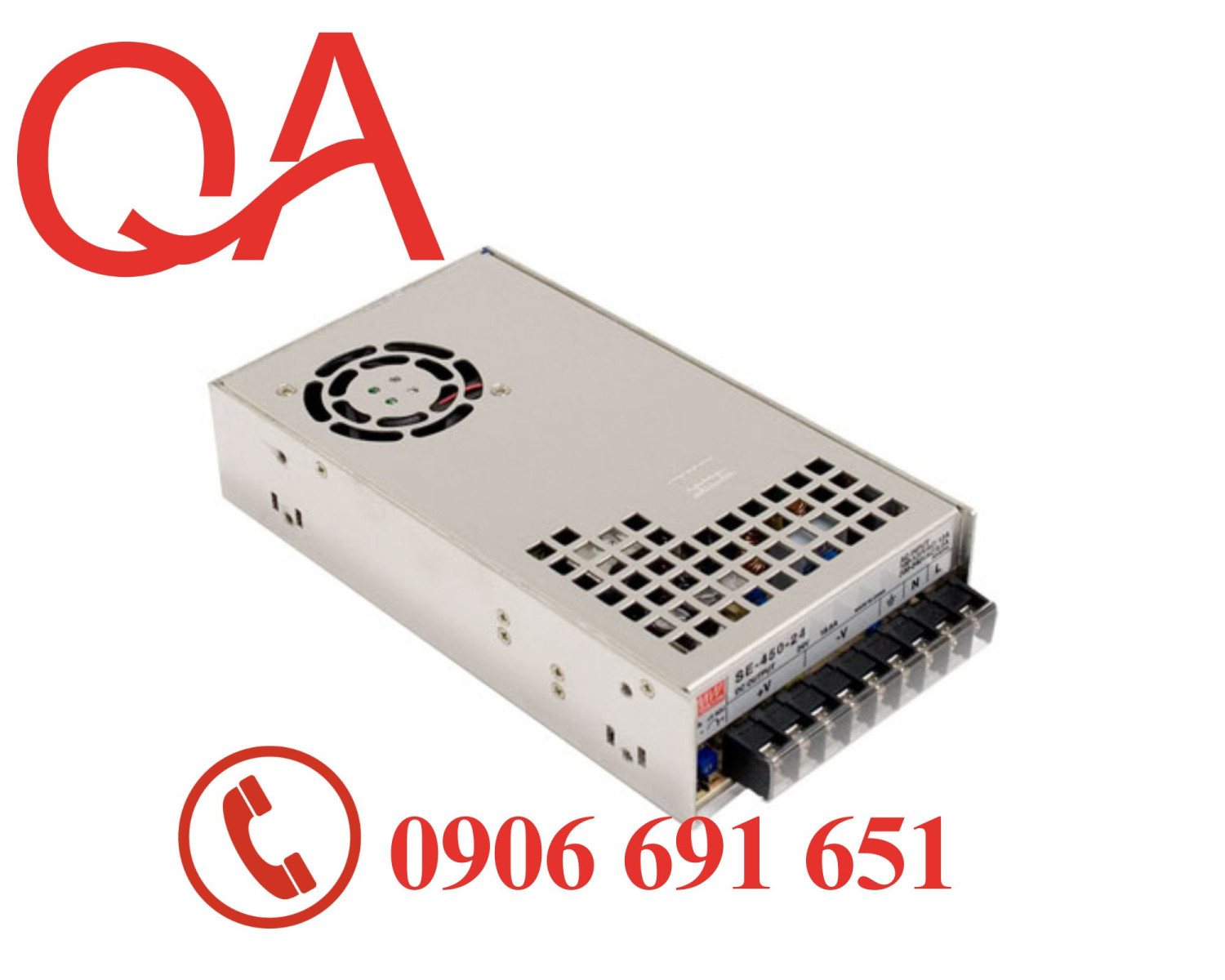 Nguồn Meanwell SE-450-12, 12VDC-37.5A