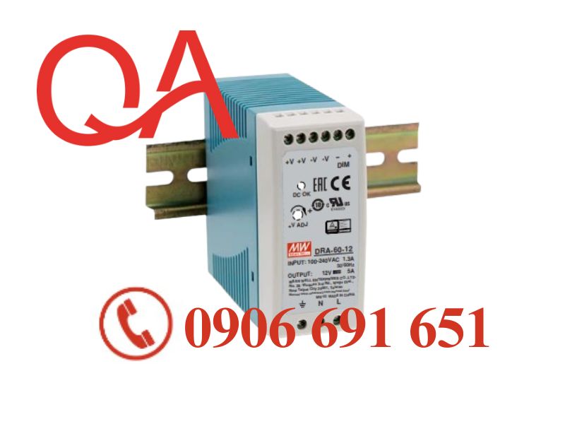 Meanwell, Nguồn Meanwell DRA-60-12