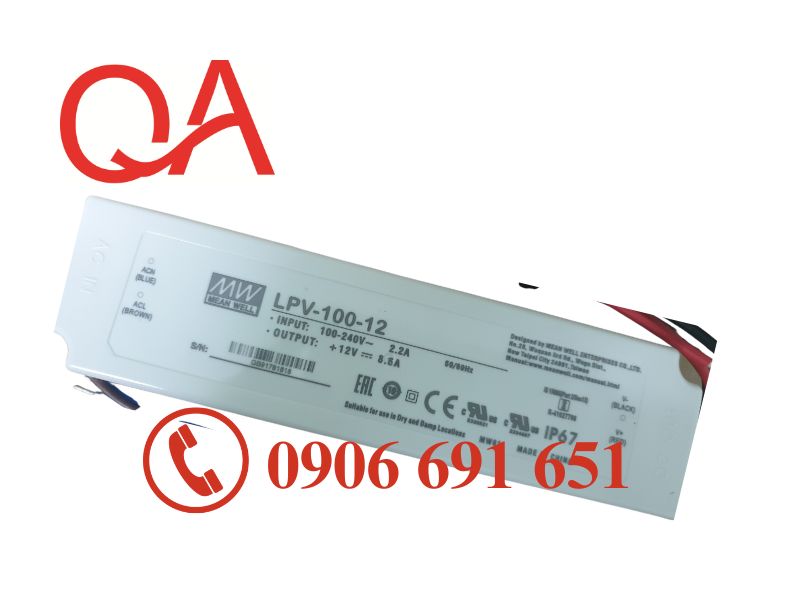 Meanwell, Nguồn Meanwell LPV-100-12